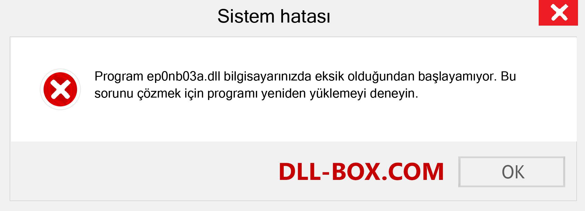 ep0nb03a.dll dosyası eksik mi? Windows 7, 8, 10 için İndirin - Windows'ta ep0nb03a dll Eksik Hatasını Düzeltin, fotoğraflar, resimler